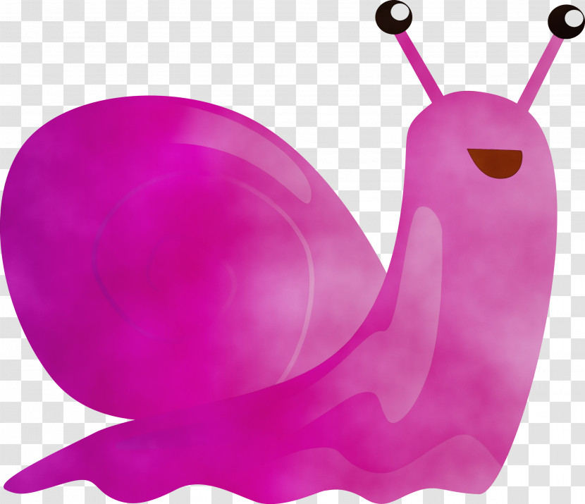 Pink Violet Magenta Snails And Slugs Snail Transparent PNG