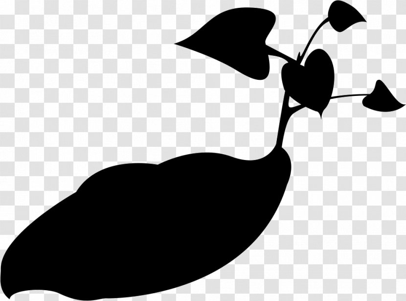Duck Clip Art Black Silhouette Line - Ducks Geese And Swans Transparent PNG