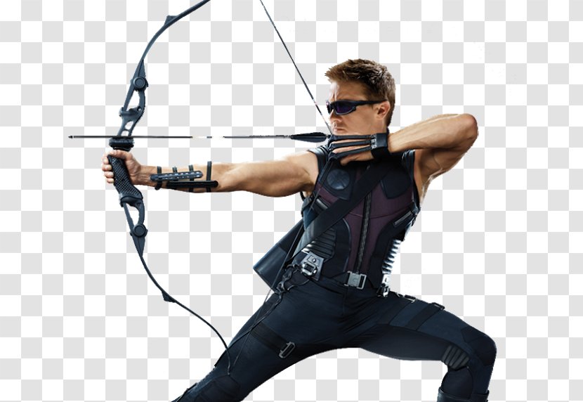 Clint Barton Green Arrow Black Widow Bow And Trick Arrows - Avengers Age Of Ultron - Hawkeye Transparent PNG