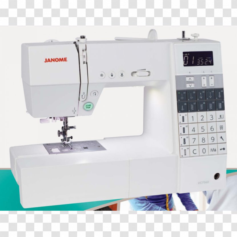 Janome Sewing Machines Quilting Stitch - Overlock Transparent PNG