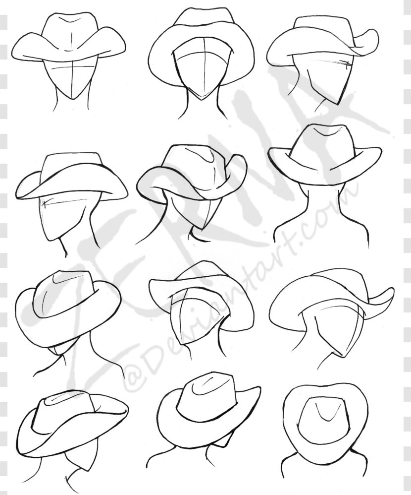 Drawing Cowboy Hat How-to - Free Content - Of A Transparent PNG