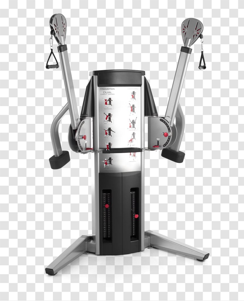 Cable Machine Fitness Centre Weight Functional Training Elliptical Trainers - Exercise - Cross Product Transparent PNG