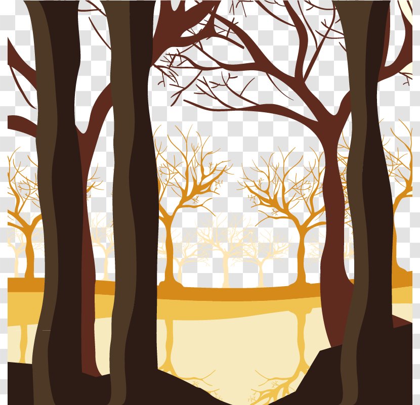 Shulin District Autumn Season Download - Branch - Abstract Paintings Transparent PNG