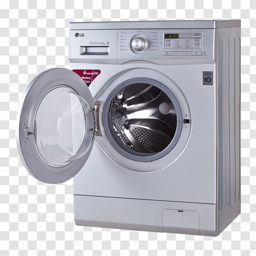 Clothes Dryer Washing Machines LG Electronics Home Appliance - Major - Automatic Machine Transparent PNG