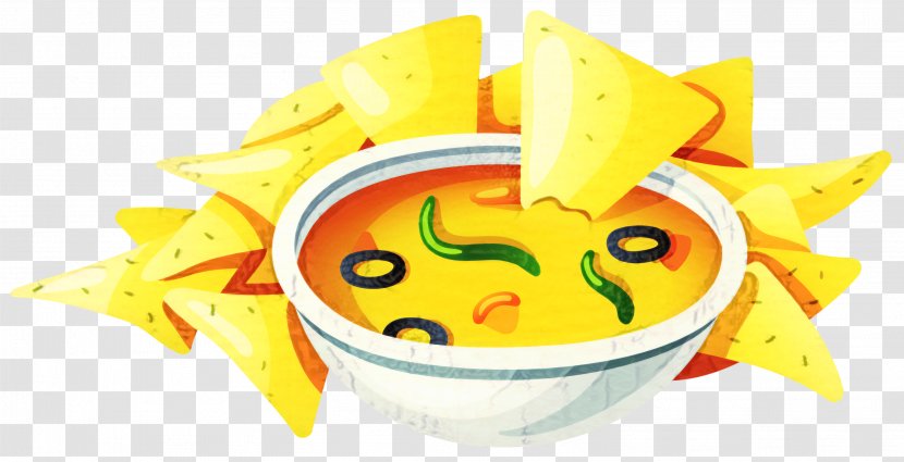 Taco Cartoon - Yellow - Soup Ingredient Transparent PNG