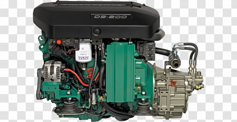 AB Volvo Common Rail Inboard Motor Penta Diesel Engine Transparent PNG