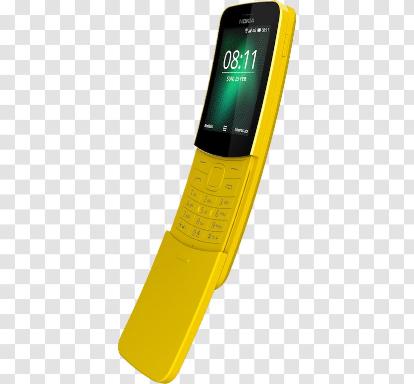 Feature Phone Nokia 8110 4G Mobile World Congress 6 - 4g - Smartphone Transparent PNG