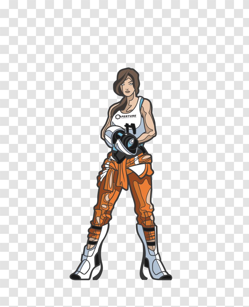 Portal 2 Chell National Entertainment Collectibles Association Image - Cartoon - Backer Background Transparent PNG