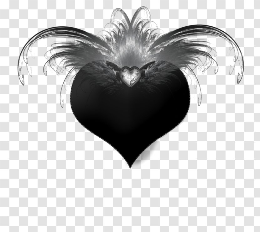 Heart Clip Art - Tree - Black Transparent PNG