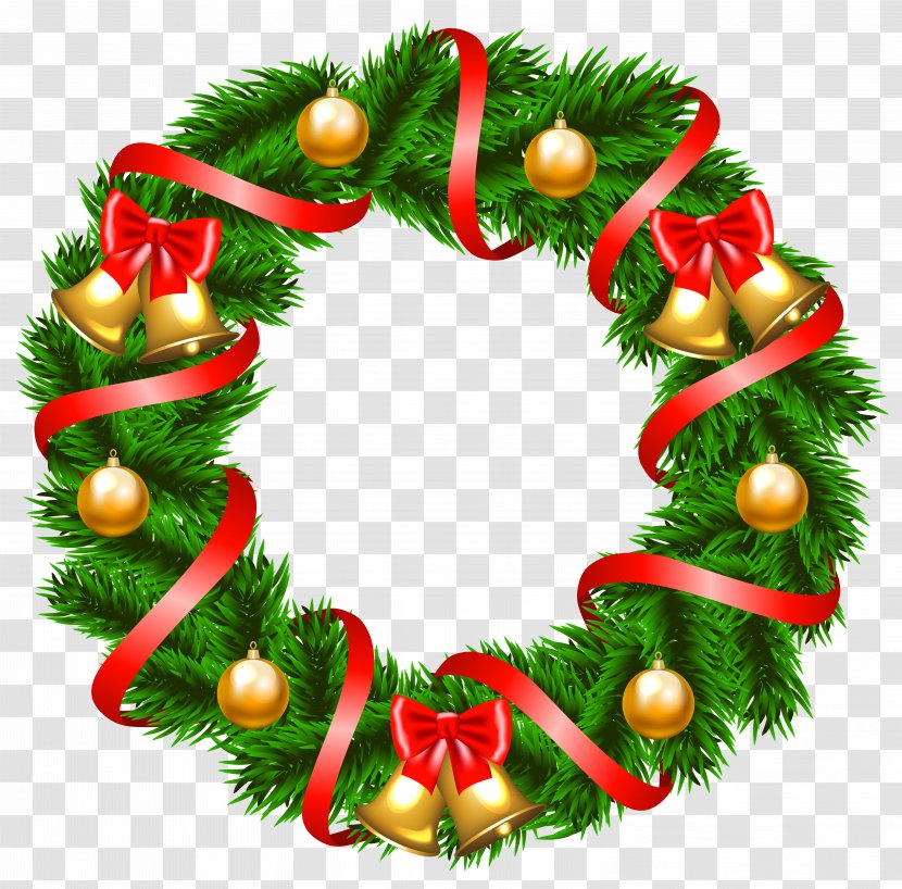 Wreath Christmas Decoration Clip Art - Fruit - Decorative Clipart Image Transparent PNG