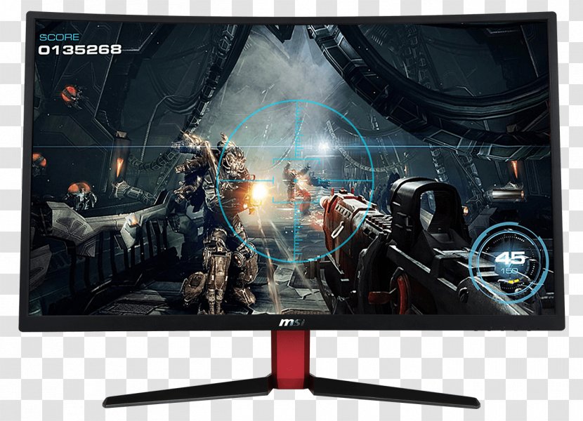 Computer Monitors FreeSync Micro-Star International Refresh Rate Response Time - Electronics - Sights Transparent PNG