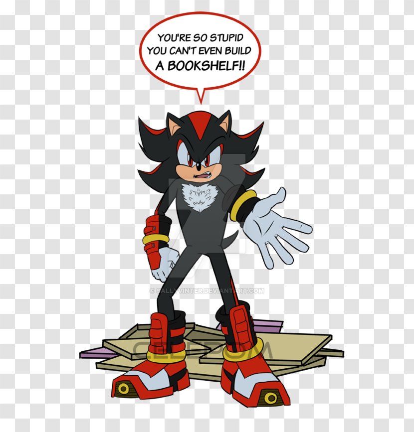 Shadow The Hedgehog Sonic Boom Adventure Chaos - Bookshelf Cartoon Transparent PNG