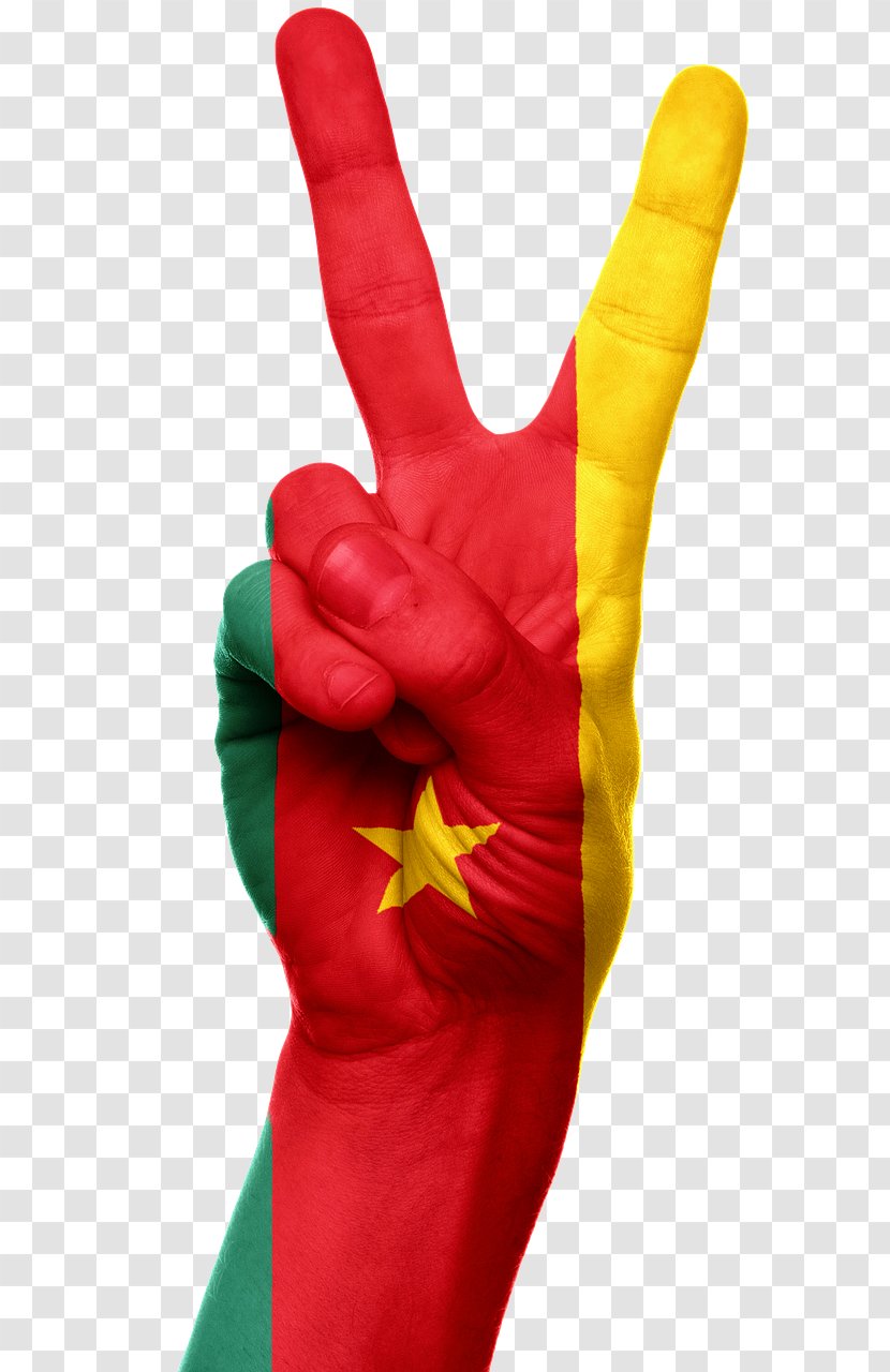 Flag Of Cameroon Camer.be Symbol Country - Safety Glove Transparent PNG