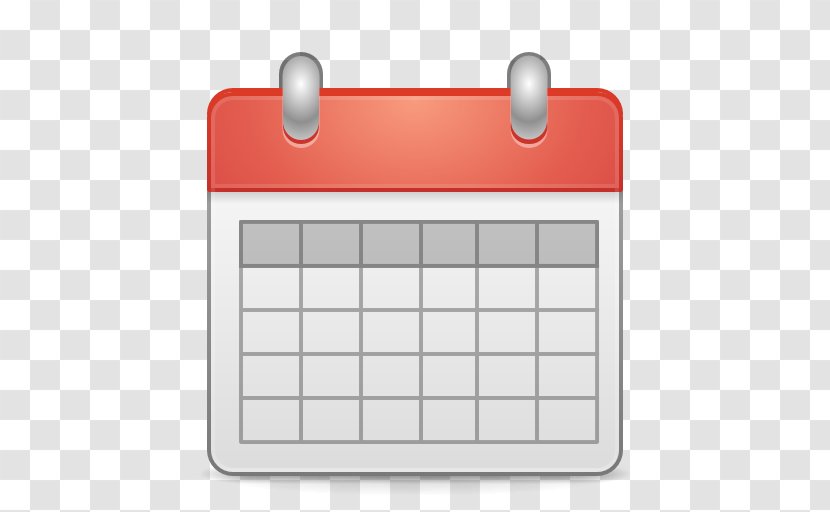 Rectangle Office Supplies - Calendar Transparent PNG