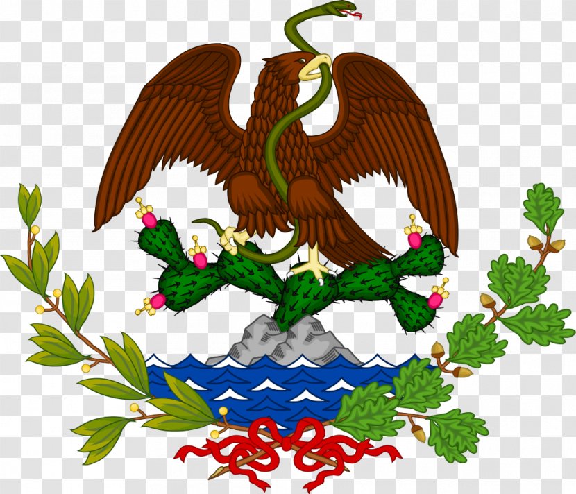 First Mexican Republic Flag Of Mexico United States Coat Arms - Plant Transparent PNG