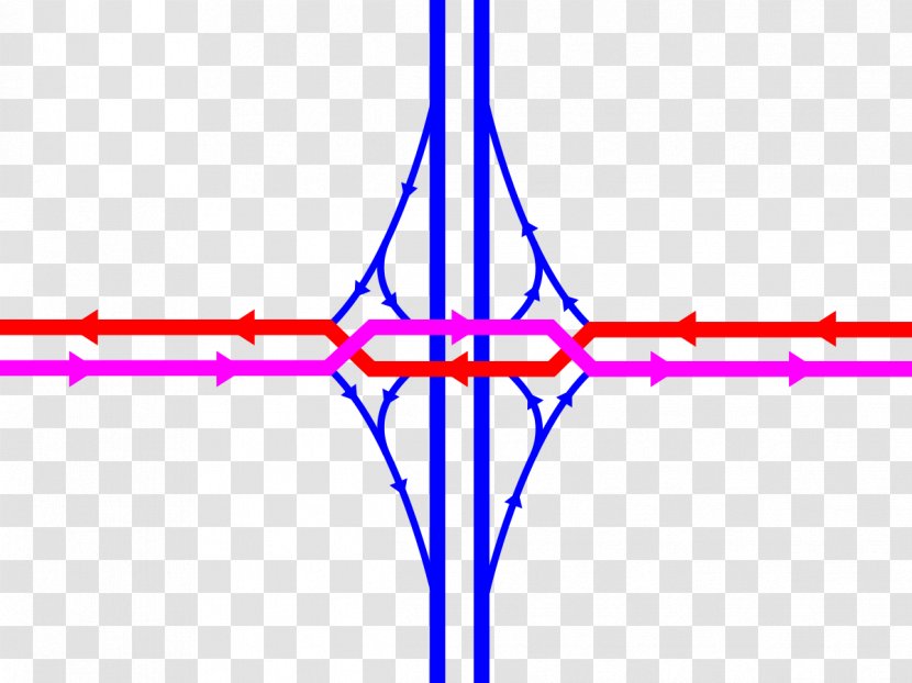 Diverging Diamond Interchange Interstate 75 In Ohio Continuous-flow Intersection - Traffic - Weaving Transparent PNG