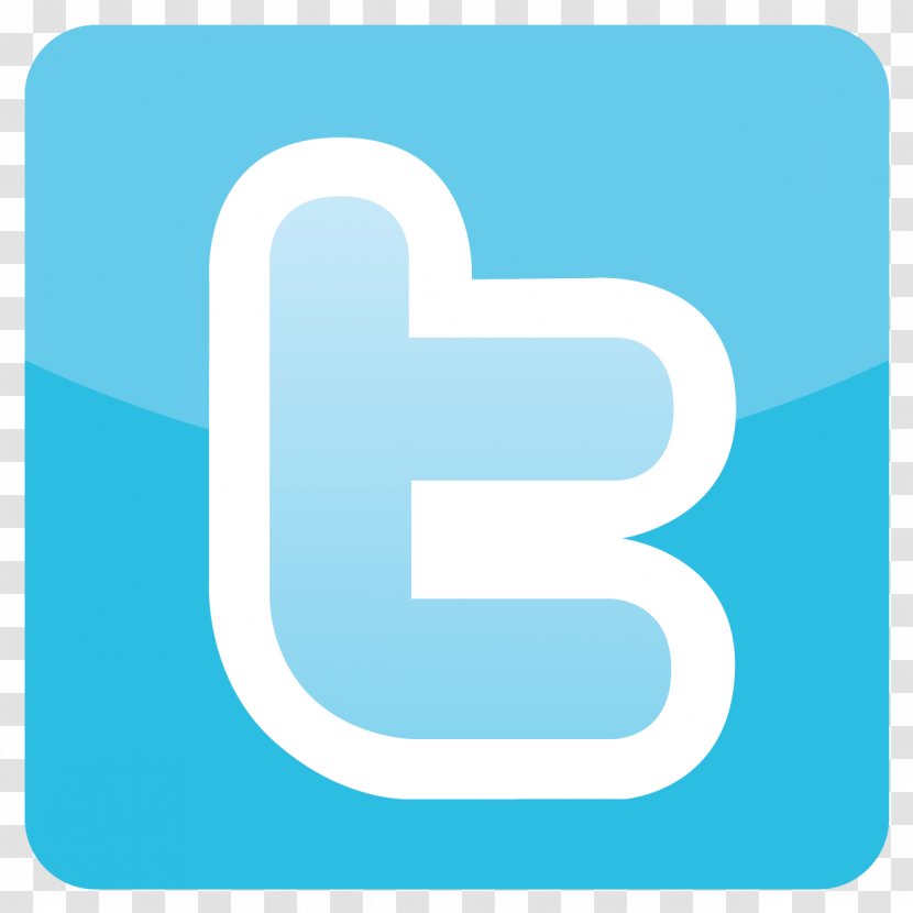 Social Media Facebook Icon Design Iconfinder - Aqua - Twitter Logo Transparent PNG