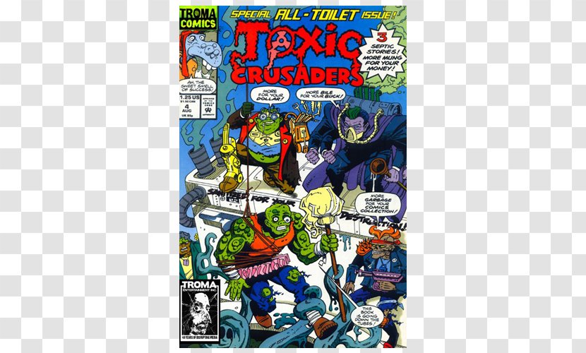 Comics Superhero Comic Book Troma Entertainment Action & Toy Figures - Toxic Avenger - Shop Transparent PNG