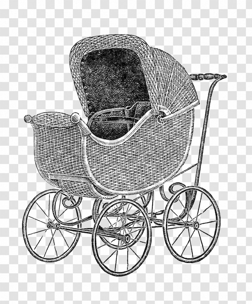 Baby Transport Infant Royalty-free Clip Art - Cots - Pram Transparent PNG