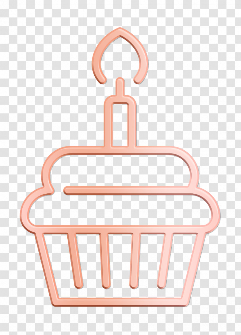 Cupcake Icon Birthday Party Icon Bithday Icon Transparent PNG
