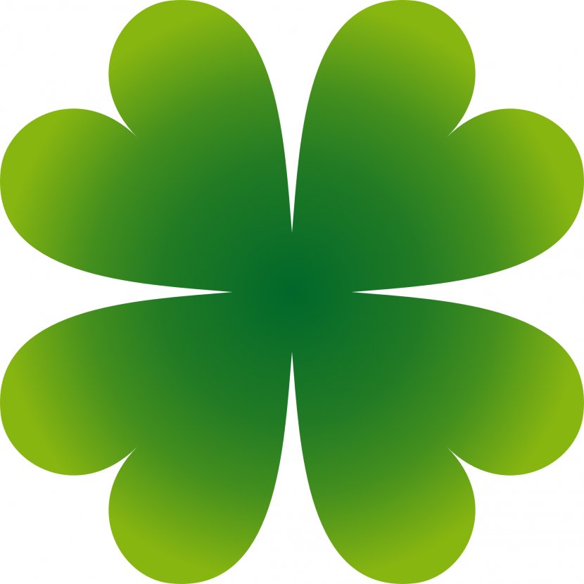 Four-leaf Clover Shamrock Clip Art - Green Transparent PNG