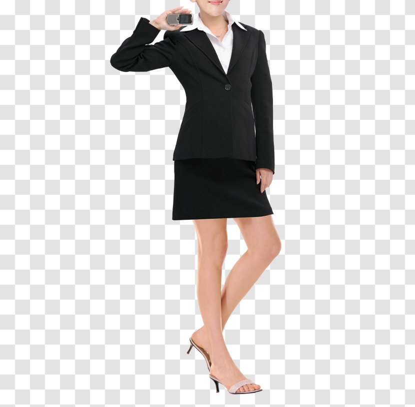 Blazer Suit Uniform Clothing - Tree - 2107 Black Hostesses Transparent PNG