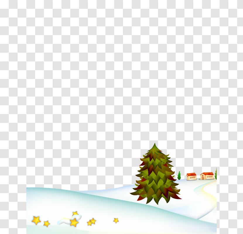 Christmas Tree Snow - Flower - Material Transparent PNG