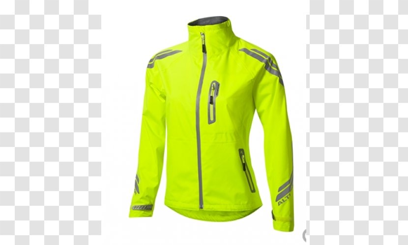 Jacket Raincoat Clothing Outerwear Night Vision - Sleeve Transparent PNG