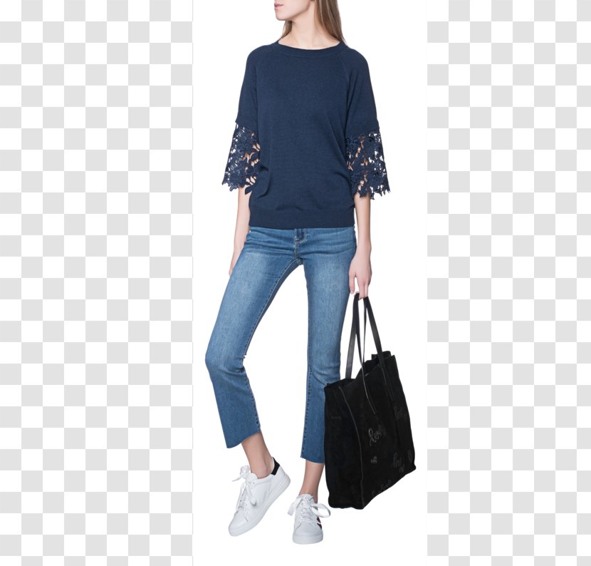 Jeans Shoulder Denim Handbag Sleeve Transparent PNG