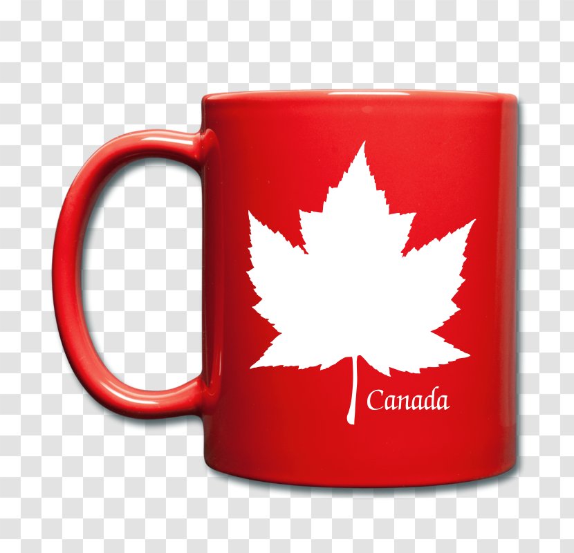 Flag Of Canada Maple Leaf Mug - Tree Transparent PNG