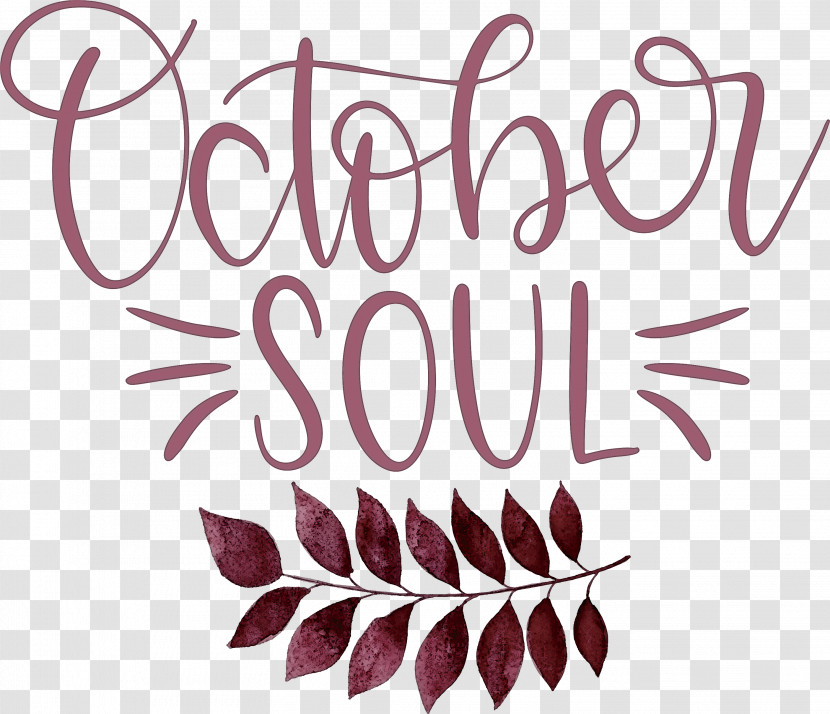 October Soul October Transparent PNG