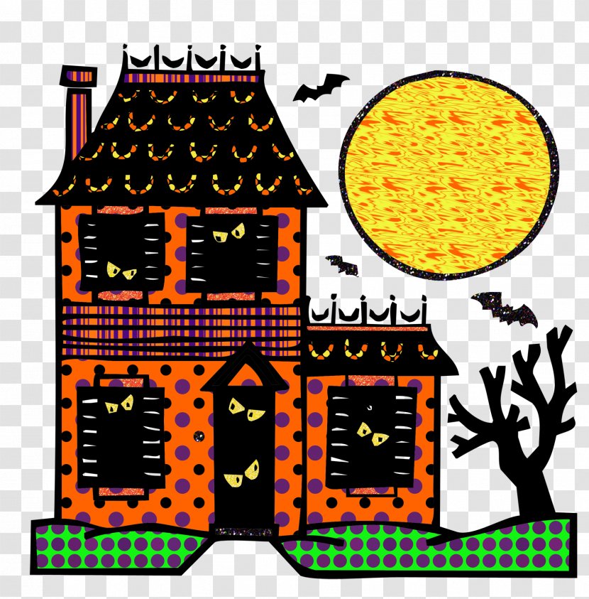 Haunted House Drawing Ghost Coloring Book Transparent PNG