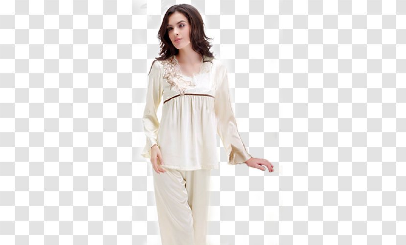 Robe T-shirt Sleeve Pajamas Jacket - Longsleeved Tshirt - Meng Transparent PNG