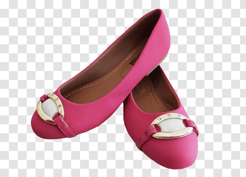 Ballet Flat Pink M Shoe RTV - Watercolor Transparent PNG