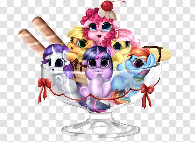 My Little Pony Derpy Hooves Rarity Pinkie Pie - Sundae Transparent PNG