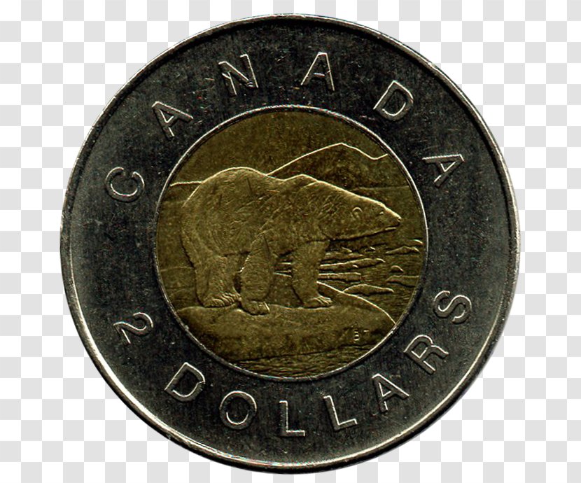 Coin Canada Toonie Canadian Dollar United States Transparent PNG