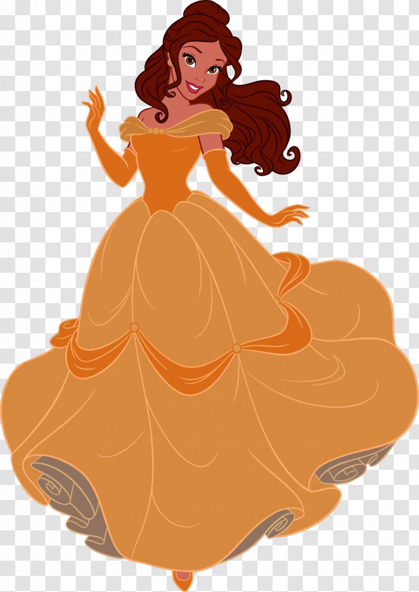 Belle Disney Princess Film Animation Art - Fictional Character - Sleeping Beauty Transparent PNG