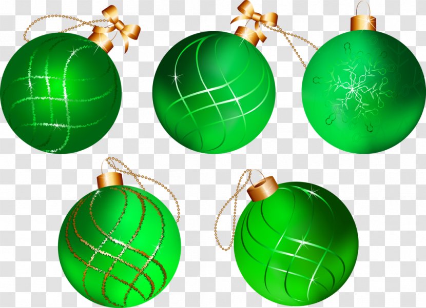Christmas Ornament Green Sphere Day Decoration - Ball - Carol Jean Watercolors Transparent PNG