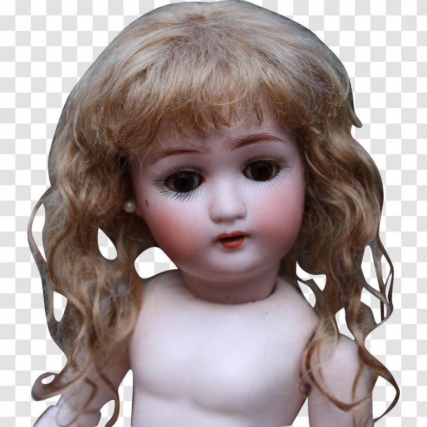 Brown Hair Doll - Head Transparent PNG