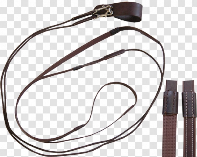 Electrical Cable Rein Hunt Seat Equestrian Leather - Rope Transparent PNG
