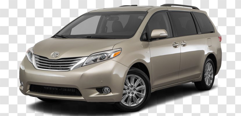 2016 Toyota Sienna Car Van 2017 XLE Premium - Automotive Exterior Transparent PNG