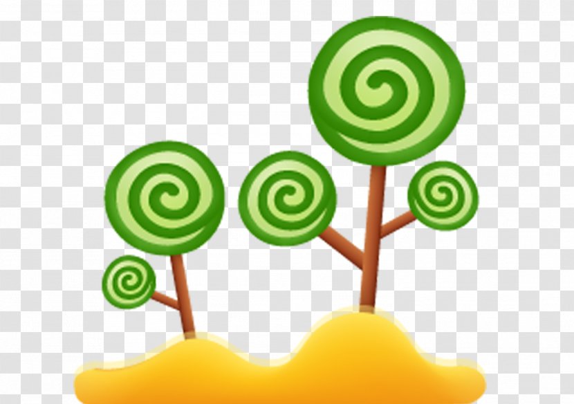 Icon - Drawing - Lollipop Tree Transparent PNG