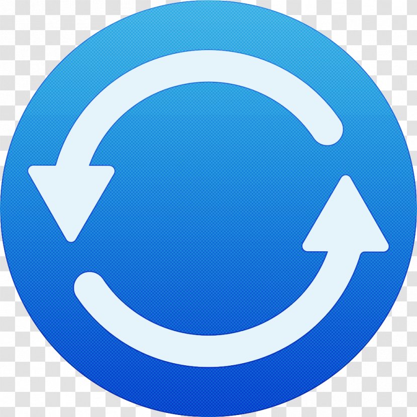 Blue Circle Electric Symbol Font - Sign - Logo Transparent PNG