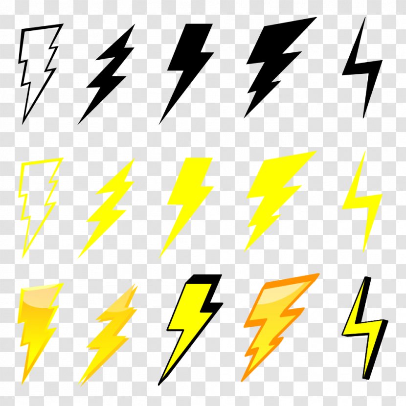 Lightning Clip Art - Area - Bolt Transparent PNG