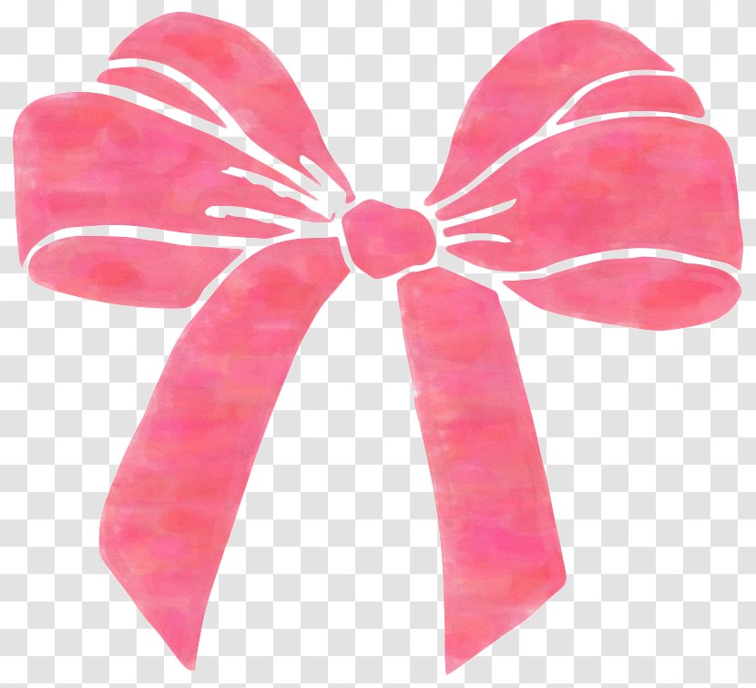 Minnie Mouse Ribbon Pink Clip Art - Bow Cliparts Transparent Transparent PNG