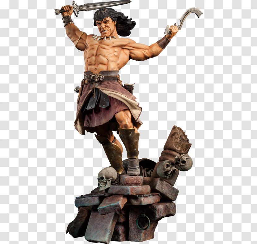 Conan The Barbarian Sculpture Figurine Mercenary Statue Transparent PNG