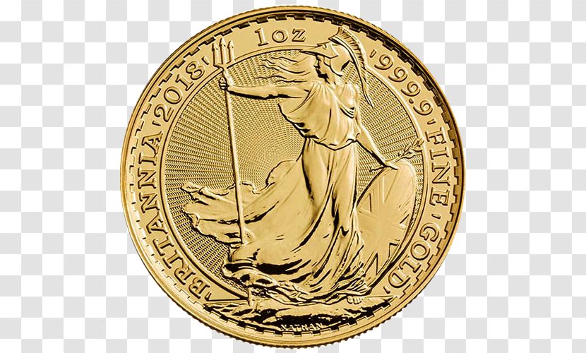 Royal Mint Britannia Bullion Coin Gold Transparent PNG