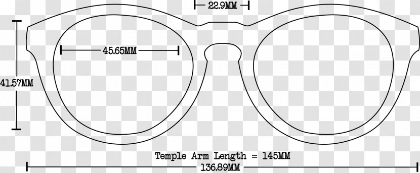 Glasses /m/02csf Circle Eye Drawing - Frame Transparent PNG
