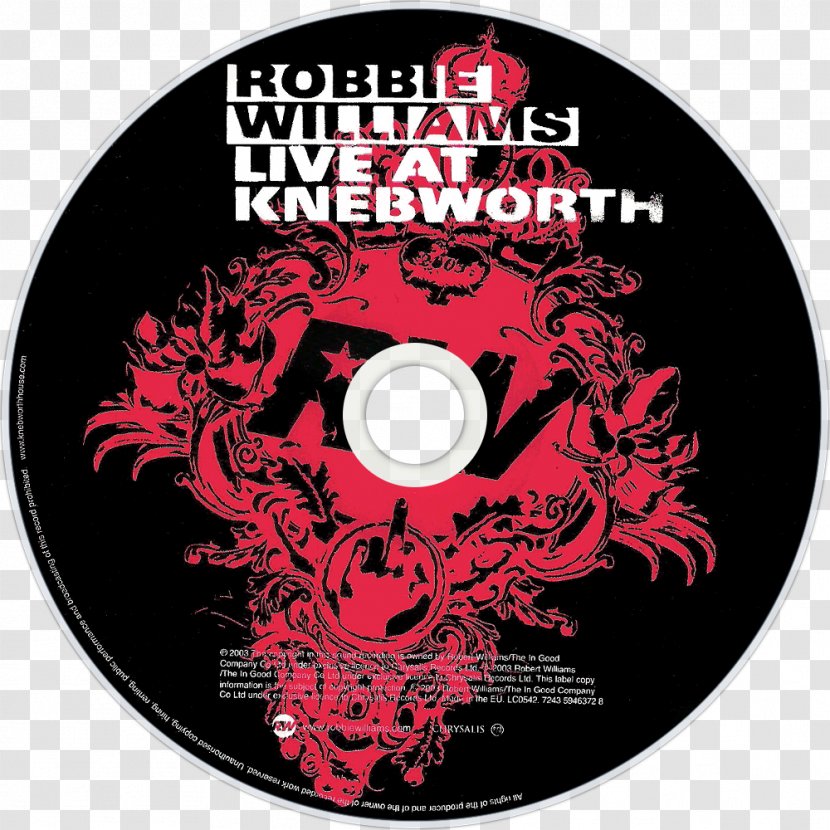Live At Knebworth Compact Disc The Albert Escapology Angels - Silhouette - Robbie Williams Transparent PNG