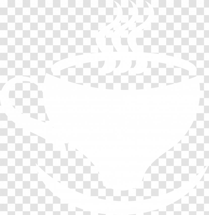 White Black Pattern - Point - Lovely Coffee Cup Vector Transparent PNG